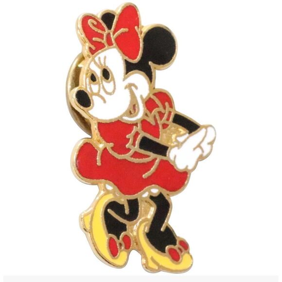 Vintage Disney Minnie Mouse Enamel Pin - Picture 1 of 3